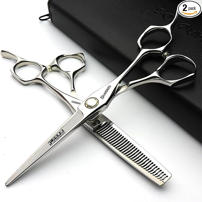 SHARONDS 6 Inch Cutting Thinning Tool Barber Special (6 inch 2pc-D)