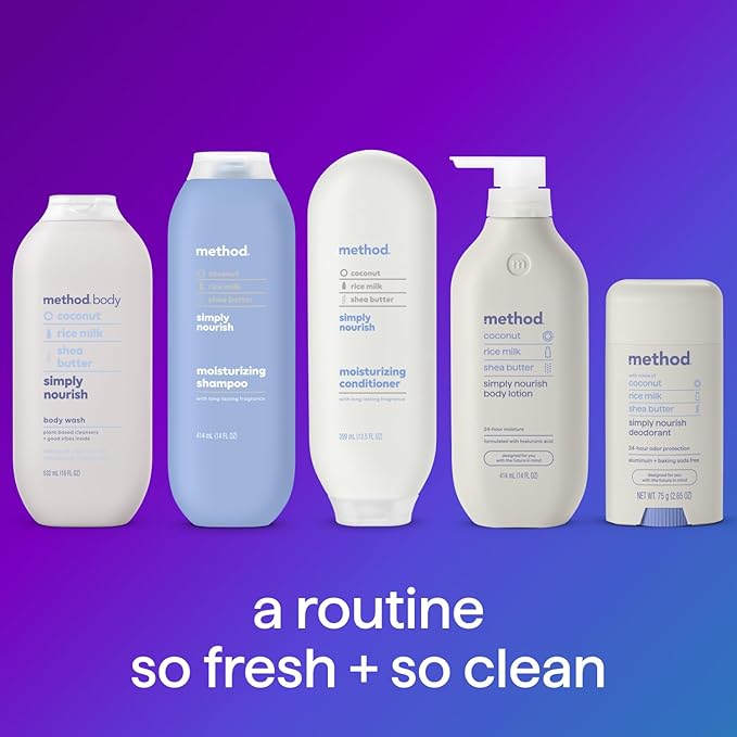 method Moisturizing Shampoo, Simply Nourish, 14 fl oz