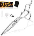 Reftpaer Professional Hair Cutting Shears -SUS440C Stainless Steel Barber Scissors with Ergonomic Handle,Ultra Sharp Blades for Salon (Modern, 5.5)