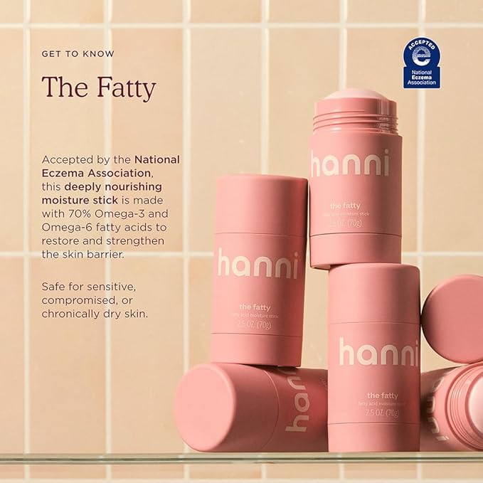 HANNI The Fatty FRAGRANCE-FREE Fatty Acid Moisture Stick, 2.5 oz