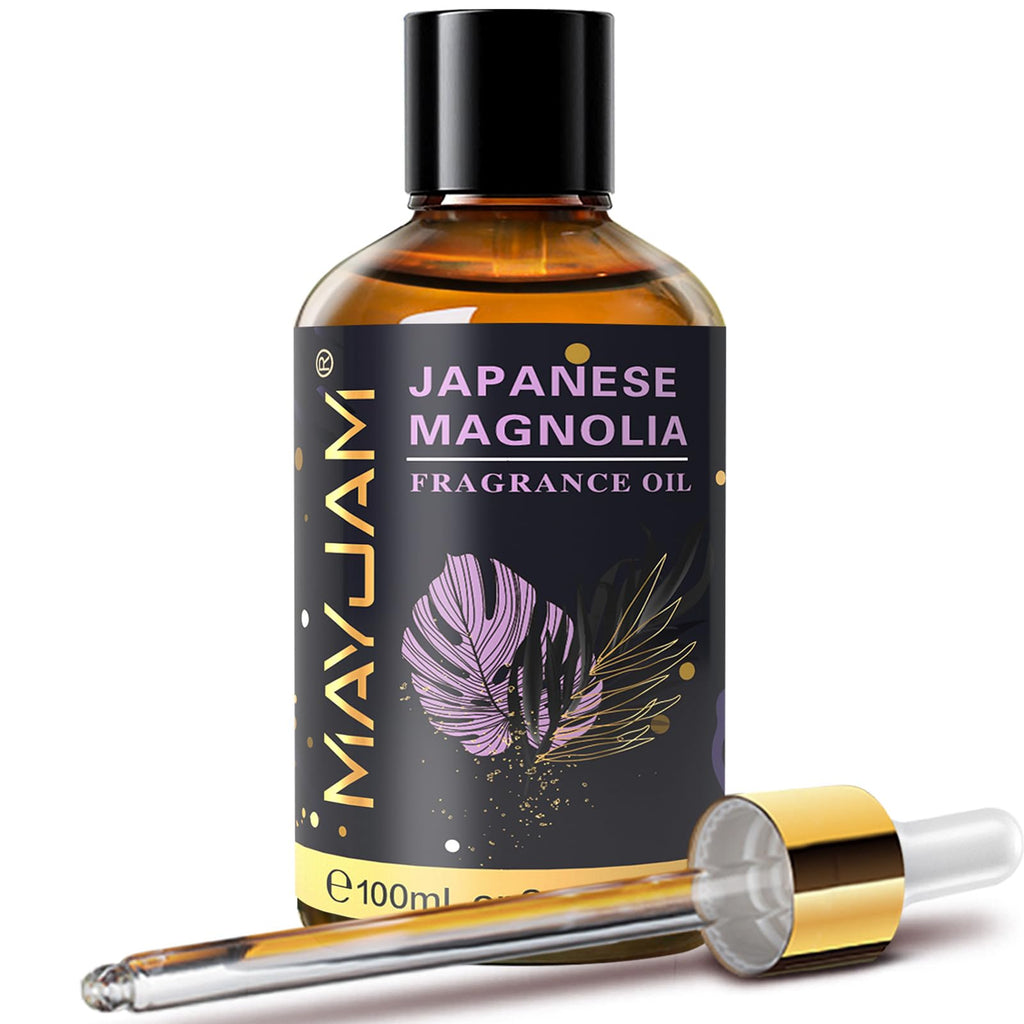 MAYJAM Japanese Magnolia Fragrance Oil for Diffusers, 100ML/3.38FL.OZ