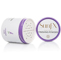 SunFX Setting Powder - Post Spray Tan Finishing Veil, Sunless Tanning Dusting Powder, Translucent Shimmer, Talcless Body Glow For Self Tanner, Spray Tan Powder - Lavender Haze, 4 Ounce (Pack of 1)