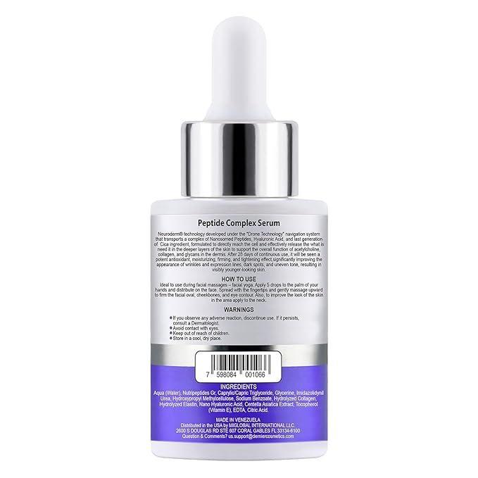 Dernier Peptide Face Serum, Collagen & Hyaluronic Acid, Firming Care
