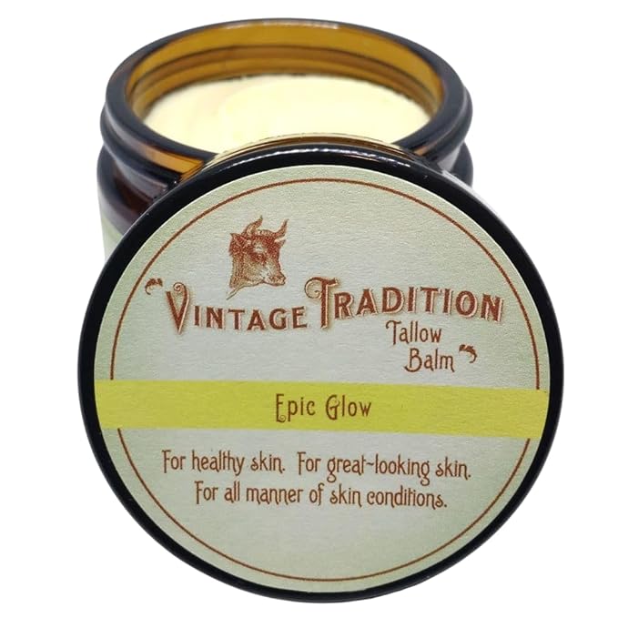 Vintage Tradition Epic Glow Grass-Fed Tallow Balm | Face & Body 2 oz