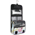 senya Hanging Travel Toiletry Bag Cute Cartoon Pink Flamingo And Five Owls Kit Makeup Case Cosmetics Organizer for Men Women