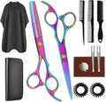 Hair Cutting Scissors Set, 440C Steel Cutting and Thinning Shears