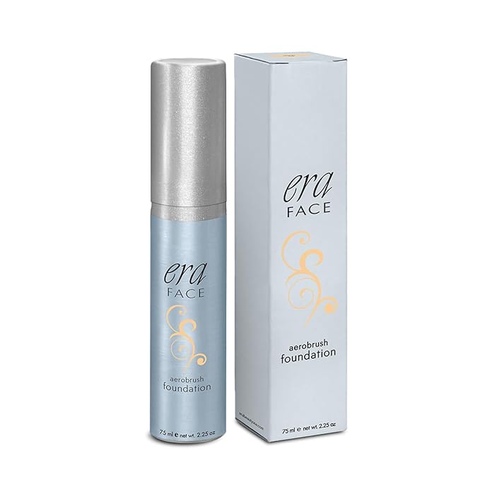 Era Beauty Face Spray Makeup (Y5 Wheat, 2.25 oz) - Airbrush Foundation, Everyday, Buildable, Professional Spray on Cosmetics