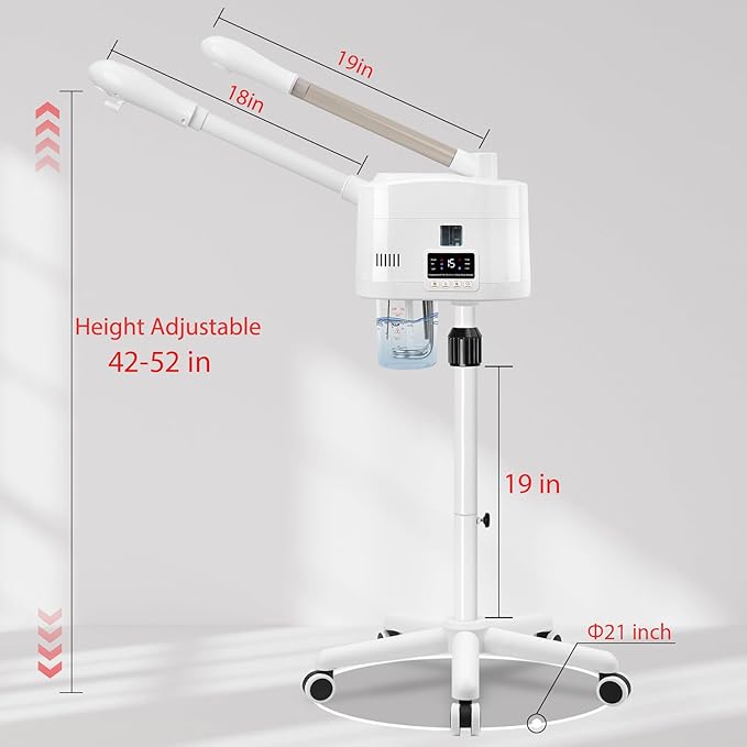 Salon Señor 2 in 1 Hot and Cold Facial Steamer,Professional Face Steamer on Wheels for Beauty Salon, Spa or Home Use