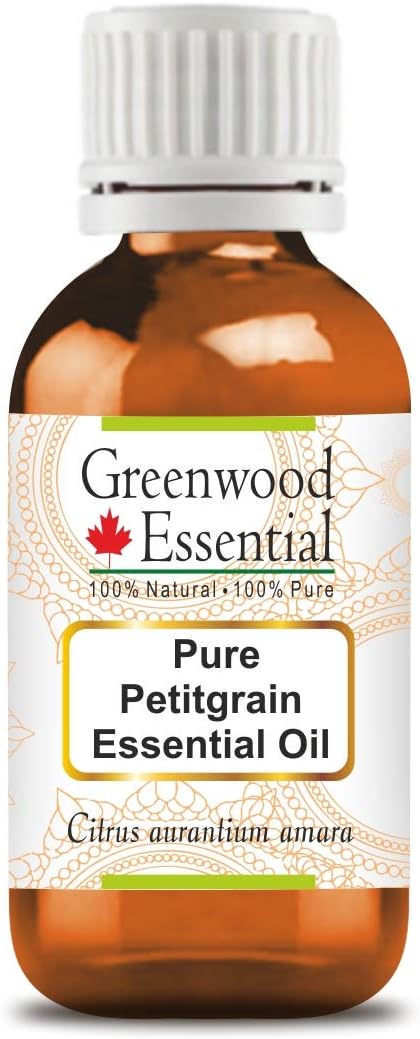 Greenwood Essential Pure Petitgrain Essential Oil (Citrus aurantium Amara) Steam Distilled 100ml (3.38 oz)