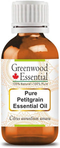 Greenwood Essential Pure Petitgrain Essential Oil (Citrus aurantium Amara) Steam Distilled 100ml (3.38 oz)