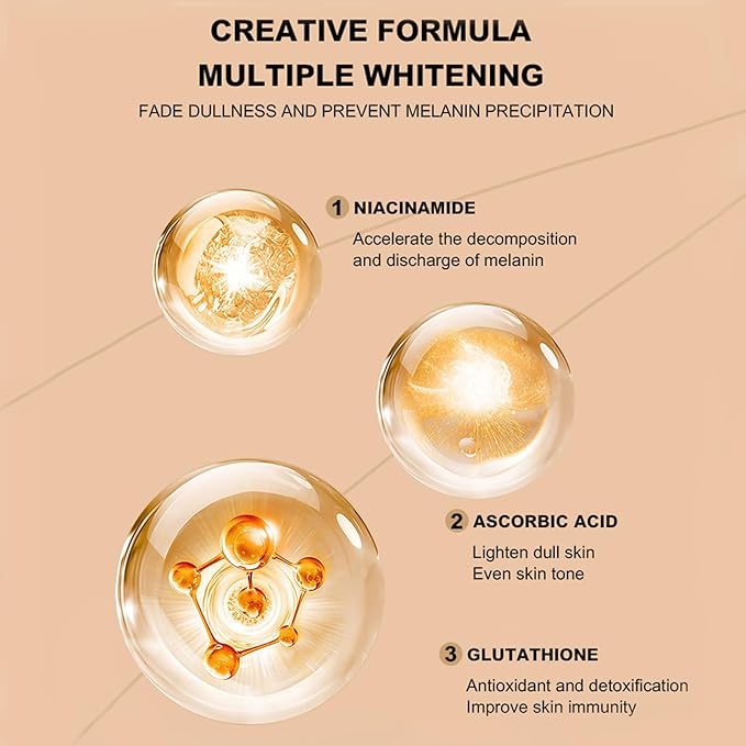 R RadiantRise Vitamin C Skin Care Set For Women, 5-In-1 Moisturizing Hyaluronic Acid Skin Care Routine with Facial Cleanser, Serum, Face Cream, Eye Cream, Toner