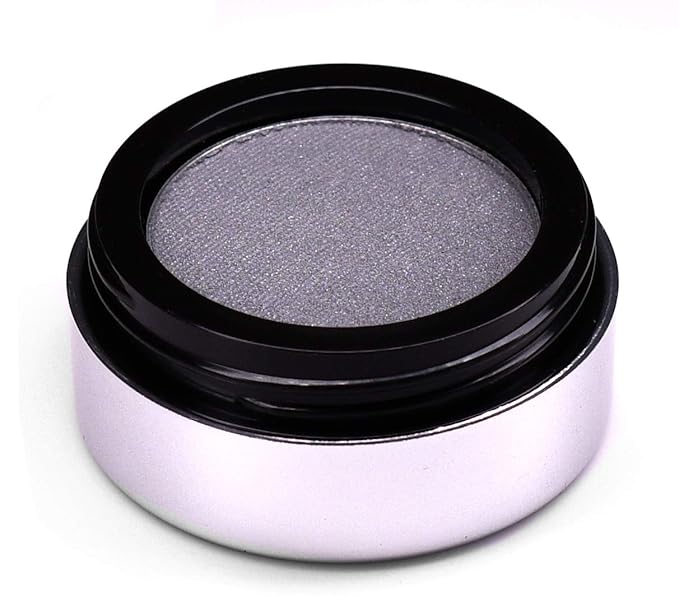Pure Ziva Sexy Smoke Dark Grey Iron Charcoal Matte Pressed Powder Single Vegan Eyeshadow; Talc, Paraben & Cruelty Free