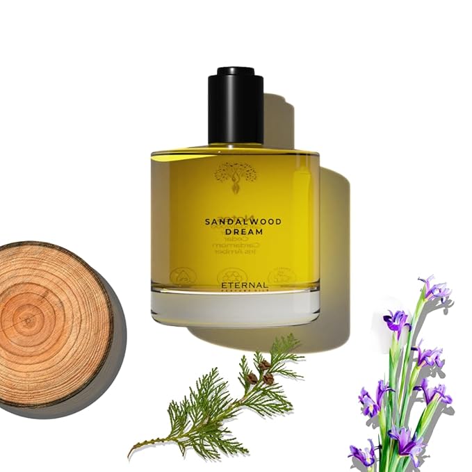 Eternal perfume Sandalwood Dream perfumes for women Long Lasting perfume 1.69 FL Oz Designer Perfume for Men with 1 FL Oz womens perfume (Pack of 2)