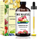 Apple Essential Oil, Apple Oil 4 Fl Oz 120ML for Diffuser Humidifier Yoga Cleaning DIY Candle Soap Making MUMAZYL Essential Oils