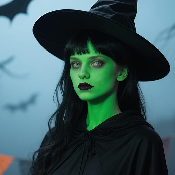 MEICOLY St Paddys Green Face Body Paint Stick(1.06 Oz), St.Patrick’s Day Accessories,Green Face Paint for Halloween Elphaba Witch Makeup,Hunting Hulk Camo Face Paint,Green Eye Black