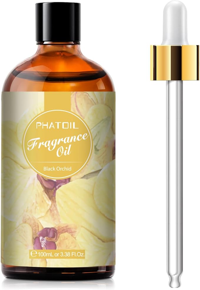 PHATOIL Black Orchid Fragrance Oil for Diffuser Aromatherapy 3.38FL.OZ