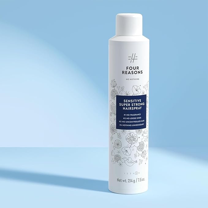 No nothing Super Strong Hairspray - Fragrance Free, Pack of 2-7.5 oz each