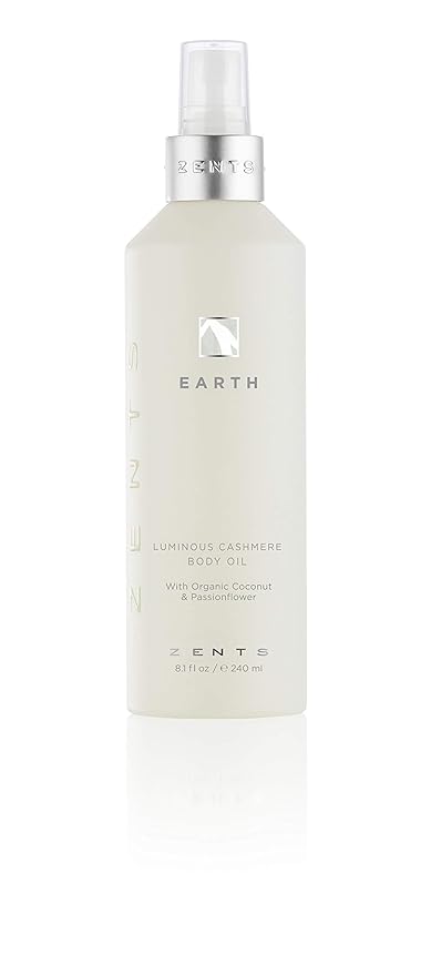 Zents Luminous Cashmere Body Oil (Earth Fragrance) 8 fl oz