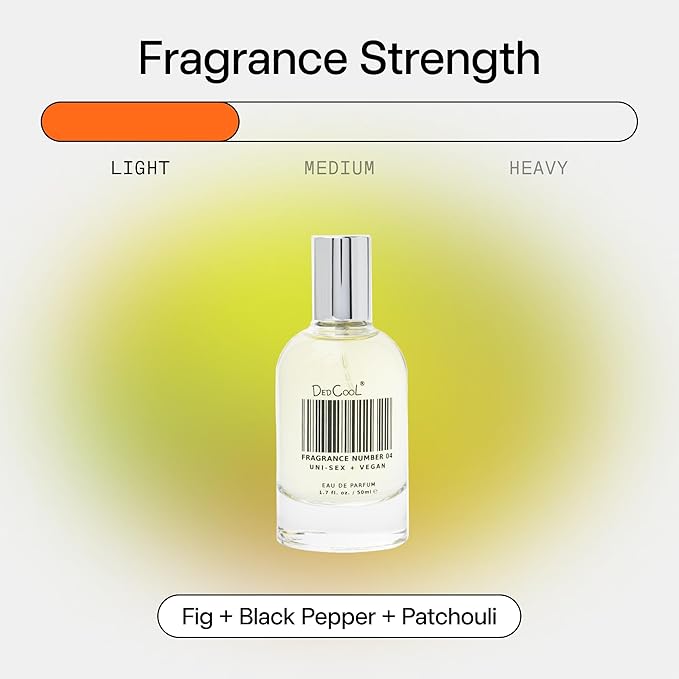 DedCool, Eau de Parfum, Fragrance 04, Clean Unisex Fragrance, 1.7 fl oz
