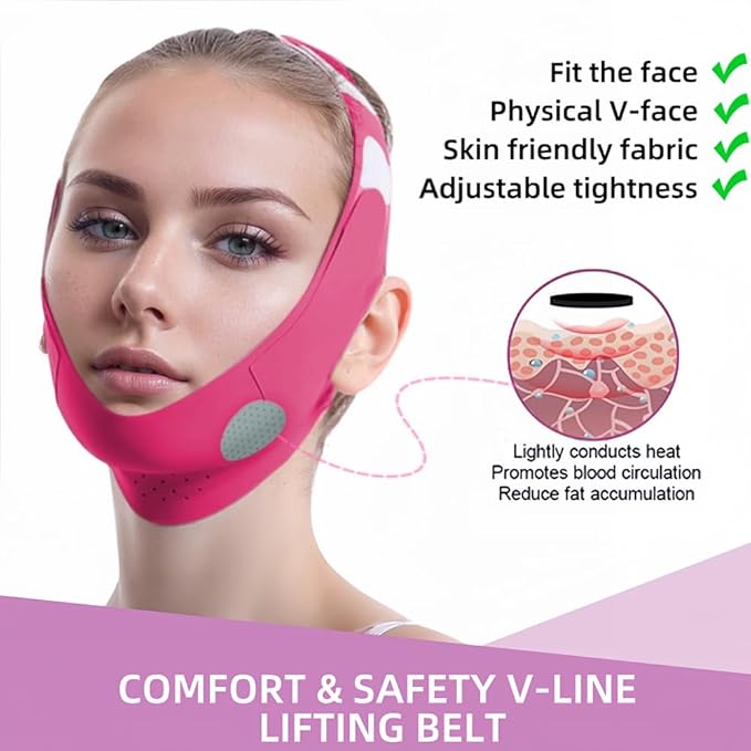 V Shaped Face Mask Chin strap for sleeping