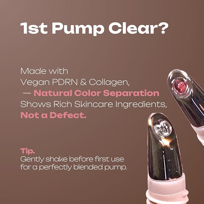 Losy Kim PDRN Tinted Lip Serum – High Gloss Ultra Hydrating Natural Glow, Non-Sticky Volumizing Color Glaze with Long-Lasting Shine, Nourishing Moisturizing Repair for Chapped Lips (0.34 oz) (island)