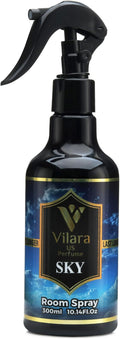 Vilara US Perfume Room Spray Freshener - Long-Lasting Luxury Scents - Room and Linen Spray for Bedding, Sheets, Fabric, Furniture for Aromatherapy - 10.14 fl oz (Sky)