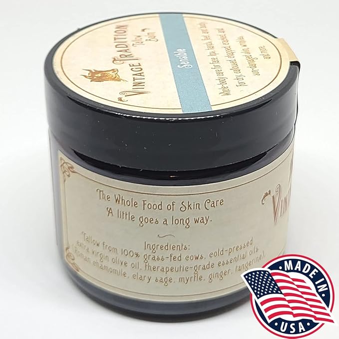 Vintage Tradition Luxurious Grass-Fed Tallow Balm | All-Purpose 2 oz