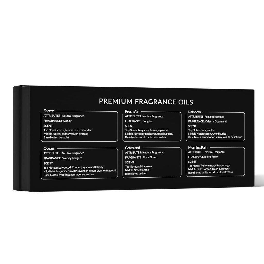 HIQILI Nature Fragrance Oil Trial Set, Scented Oil for DIY & Diffuser