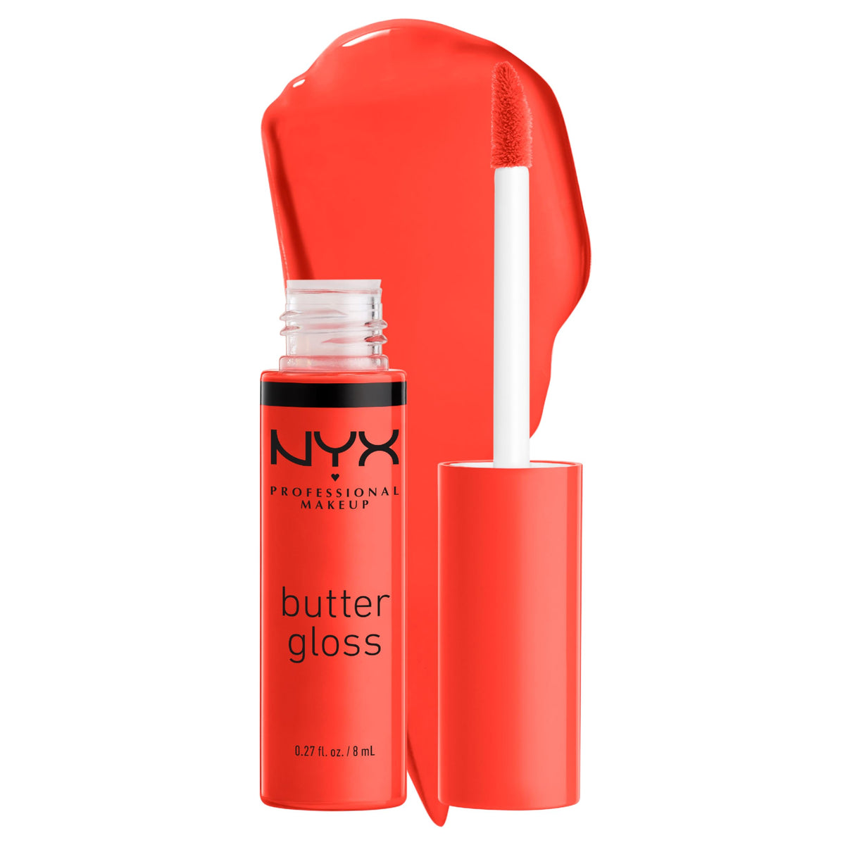 NYX PROFESSIONAL MAKEUP Butter Gloss, Non-Sticky Lip Gloss - Red Velvet (Deep Red)