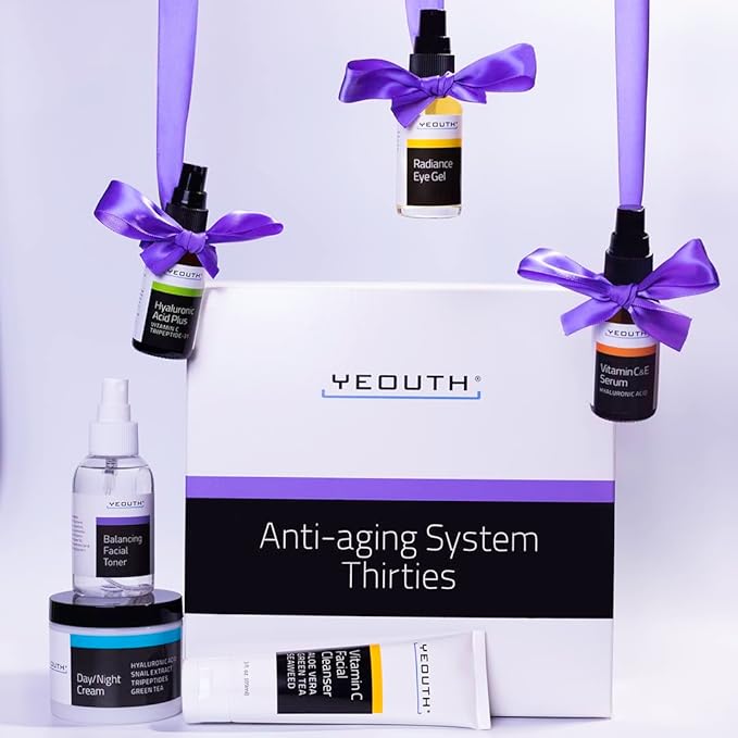 YEOUTH Skin Care Set 6-Piece Full Size for Radiant-Looking Skin