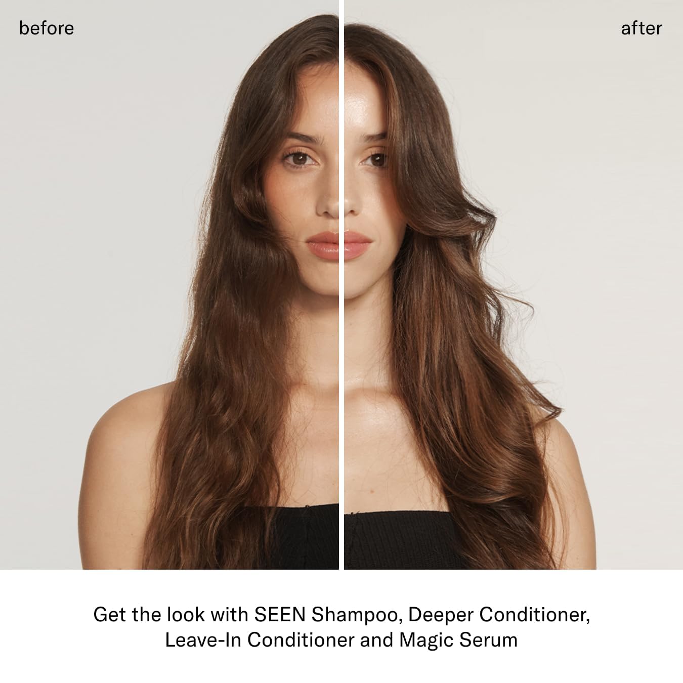 SEEN Shampoo & Deeper Conditioner Bundle, Fragrance Free - Non-Comedogenic Hair Care Set, Dermatologist-Developed, Safe for Sensitive, Eczema & Acne-Prone Skin
