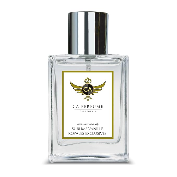 CA Perfume Impression of Sublime Vanille Royales for Women and Men Long Lasting Unisex Fragrance Eau De Parfum 1.7 Fl Oz 50ml