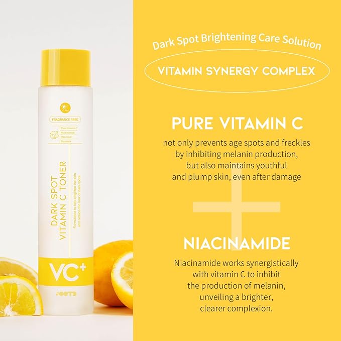 #OOTD Vitamin C Niacinamide Toner for Face, 8.45 fl oz | Korean Skincare