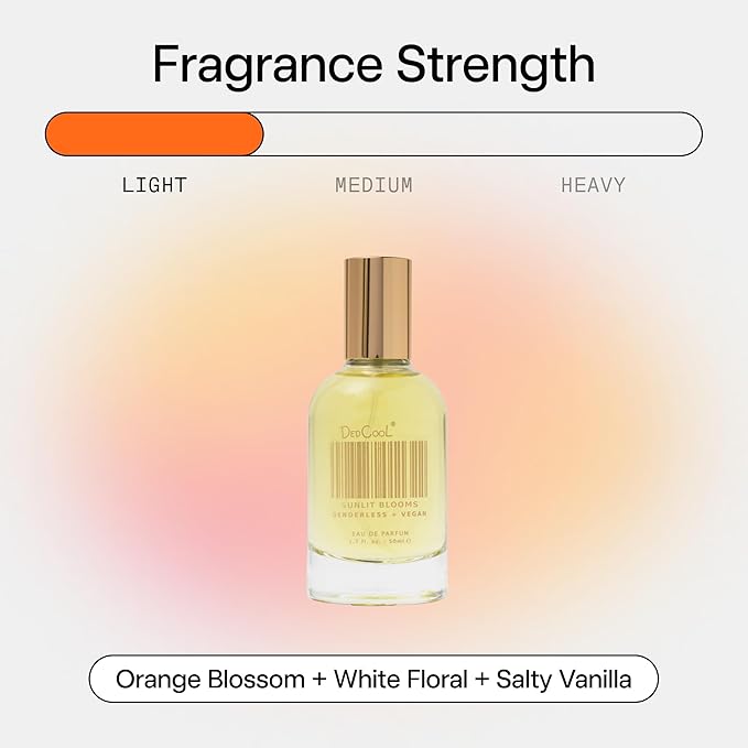 DedCool, Eau de Parfum, Sunlit Blooms, Clean Unisex Fragrance, 1.7 fl oz