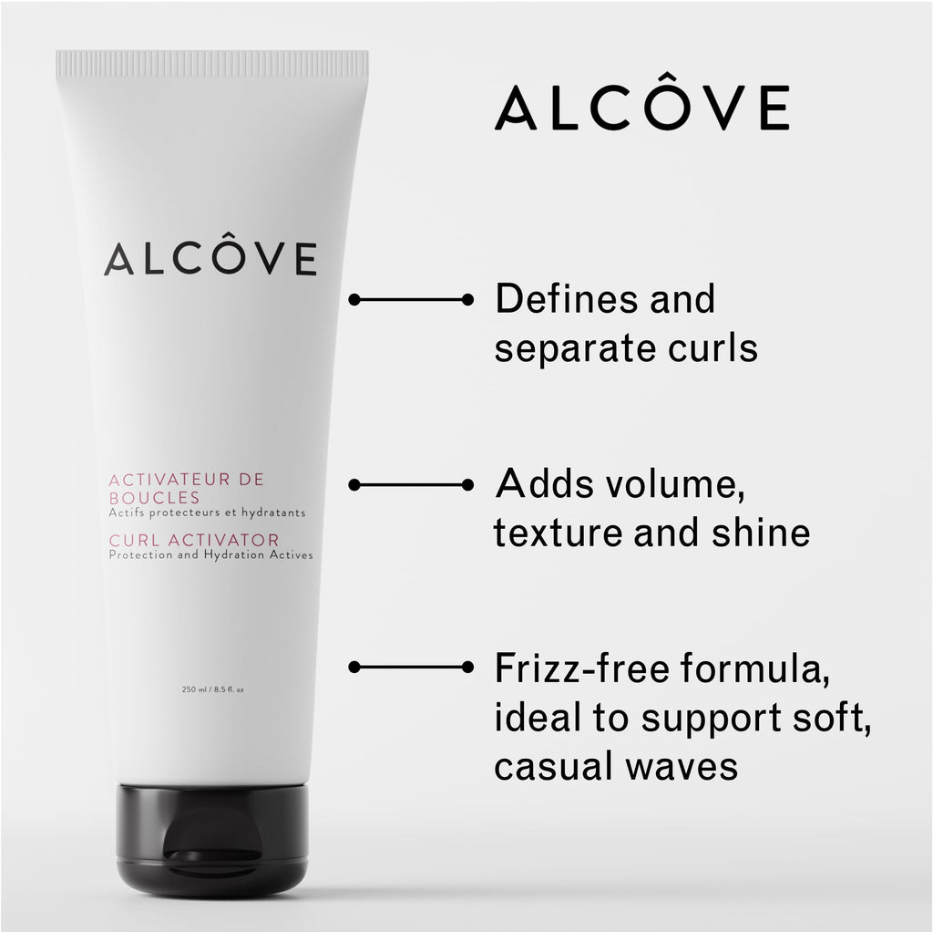 Alcôve, Curl Activator Cream, Defining Creme for Curly Wavy Hair, 8.5oz