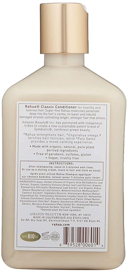 Rahua Classic Conditioner 9.3 Fl Oz, Made With Organic Ingredients for Healthy Scalp and Hair, Safe for Color Treated Hair, Shampoo with Palo Santo Aroma, Best for All Hair Types