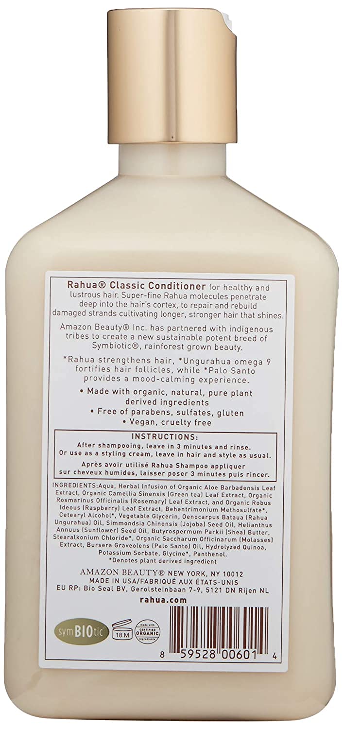 Rahua Classic Conditioner 9.3 Fl Oz, Made With Organic Ingredients for Healthy Scalp and Hair, Safe for Color Treated Hair, Shampoo with Palo Santo Aroma, Best for All Hair Types