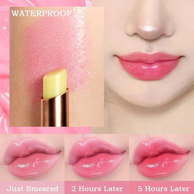 PH Color Changing Lipstick, Magic Lipstick, Moisturizing Pink Lip stick