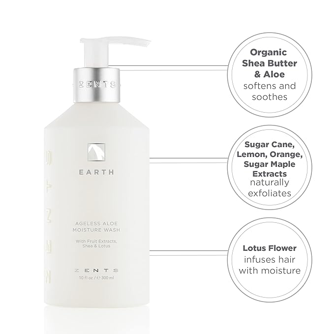 Zents Hand & Body Wash (Earth Fragrance) 10 fl oz