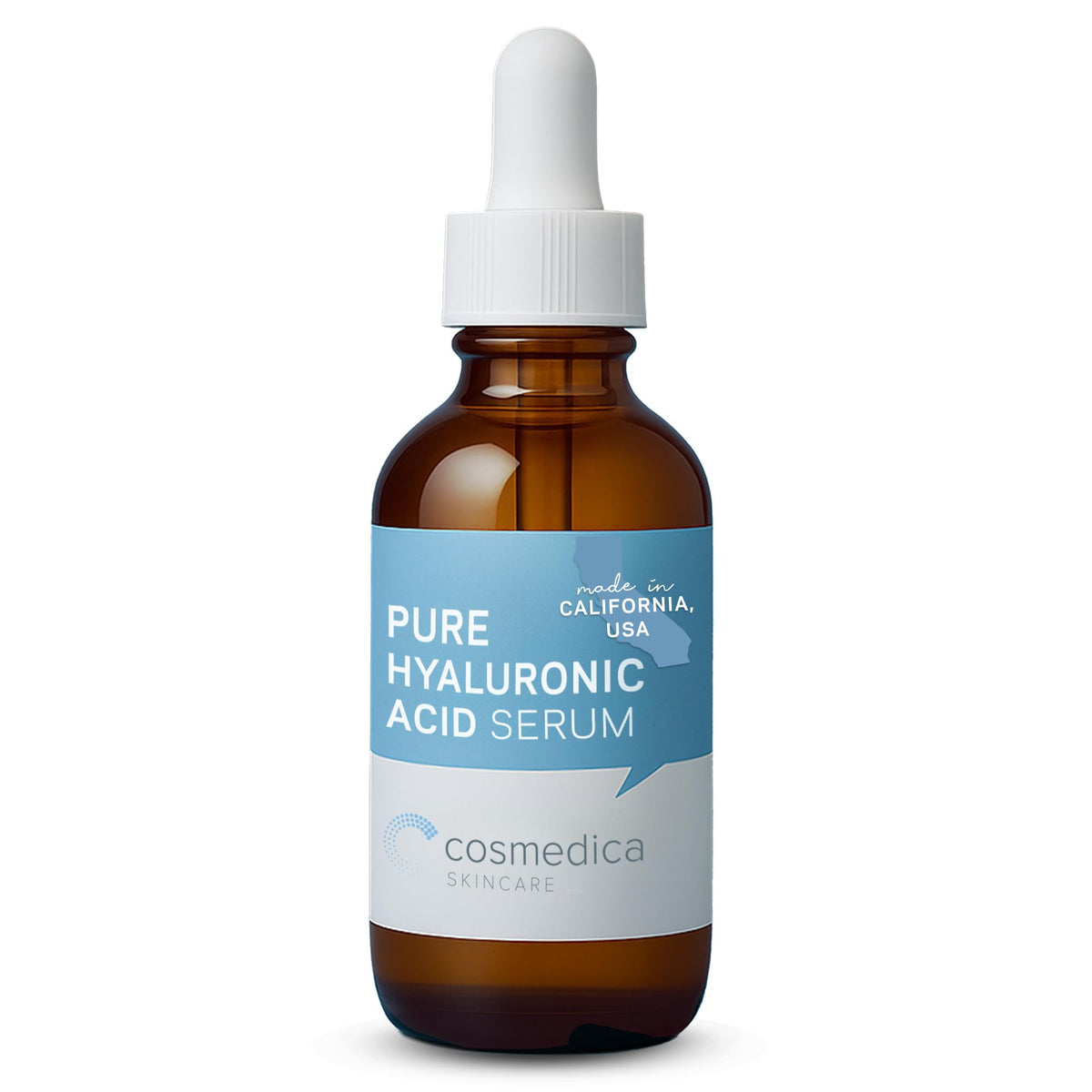 Cosmedica Pure Hyaluronic Acid Face Serum, Anti-Aging Intense Hydration 8oz