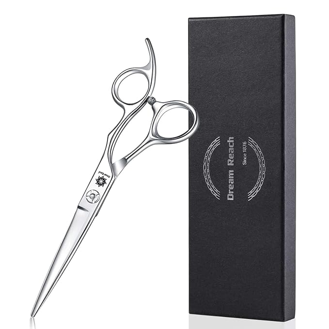 Dream Reach Hair Cutting Scissors - Professional Barber Shears 440C Steel