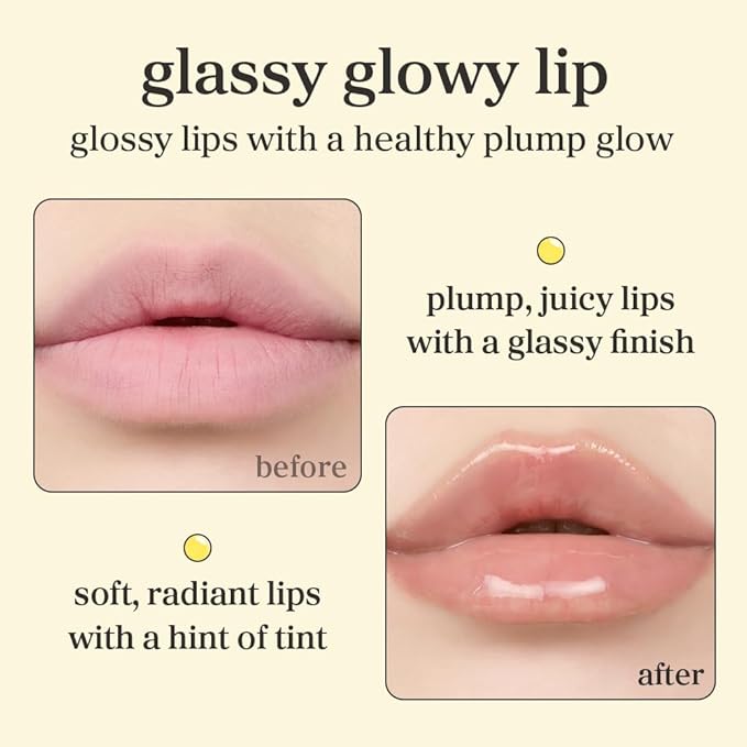 NOONI Korean Lip Oil - Applecoco - Plumping & Hydrating Tinted Lip Gloss