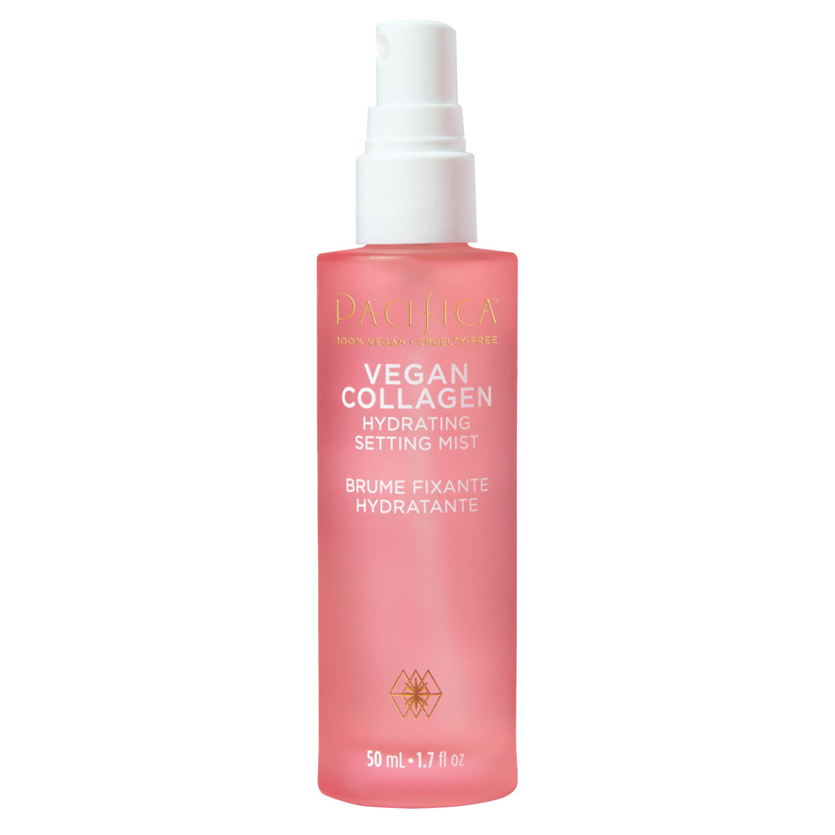 Pacifica Beauty Vegan Collagen Hydrating Setting Mist – Hydrating Illuminating Face Primer for Dewy Skin, w/Vegan Collagen & Squalane for Radiant Glow, Soft-Focus Pore Blurring Makeup Base