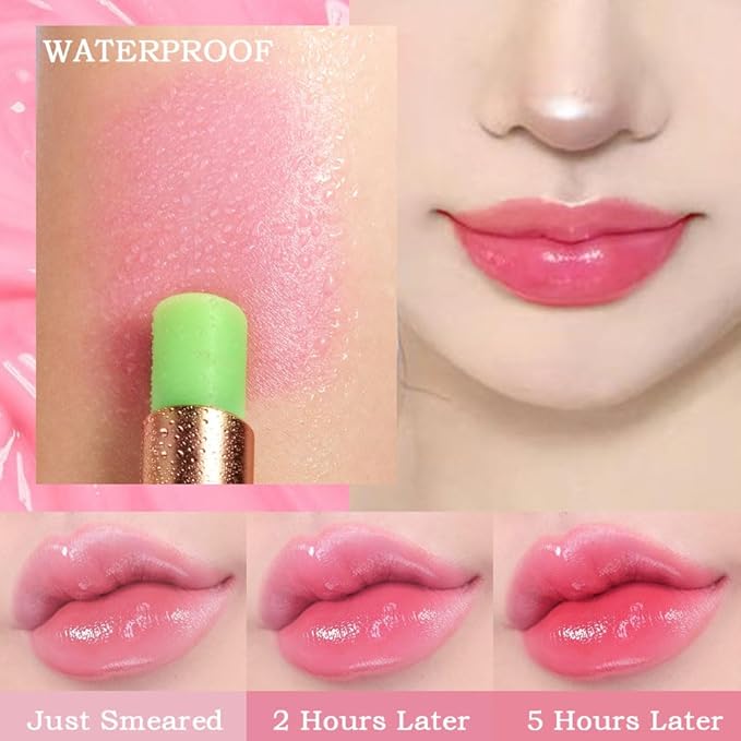 PH Color Changing Lipstick, Magic Lipstick, Moisturizing Pink Lip stick