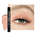 IATMOMOD Nude Pink Matte Cream Eye Shadow Stick Makeup for Women, Nude Pink Matte Eyeliner Pencil Eyeshadow Brightener Stick for Eyes, Waterproof Eyeshadow Applicator Blendable sombras para ojos 68#