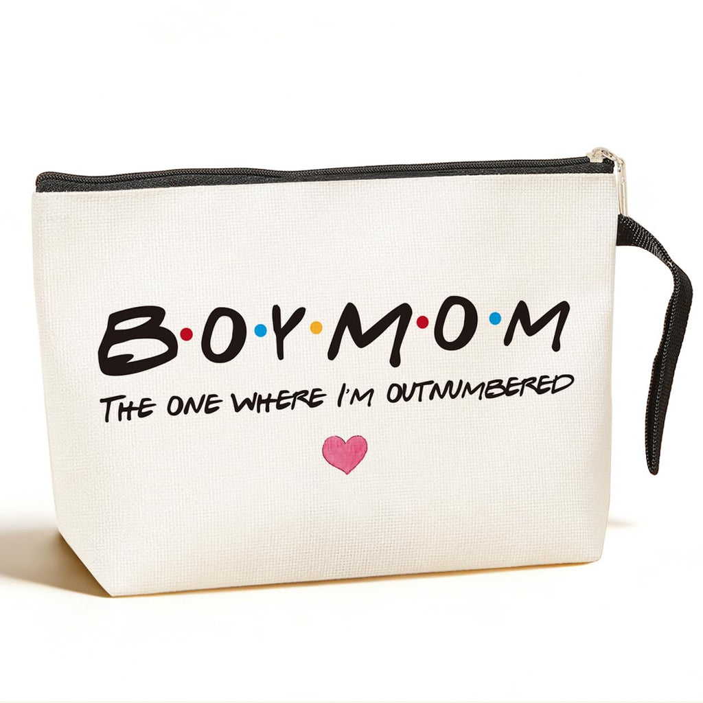 Jztco Boy Mom, Baby Shower Gifts for Moms First Time Makeup Bag