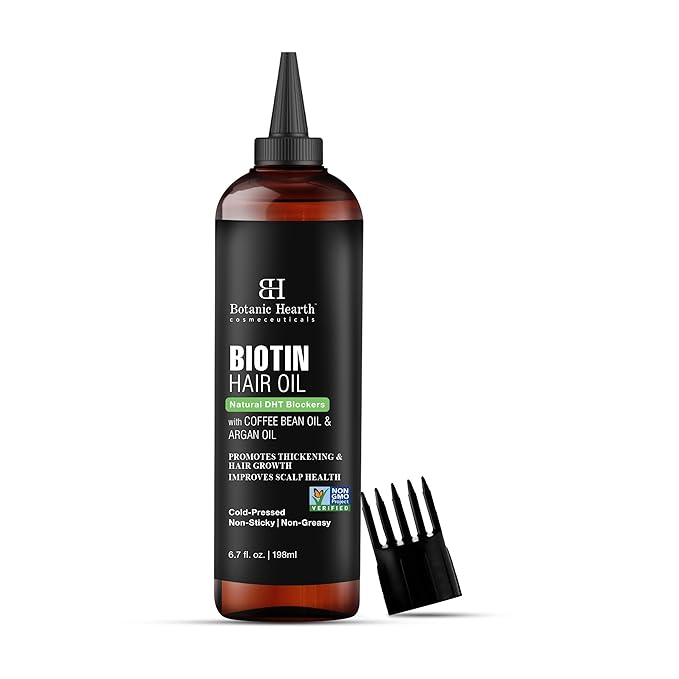 Botanic Hearth Biotin Oil for Hair Growth 6.7 Fl oz
