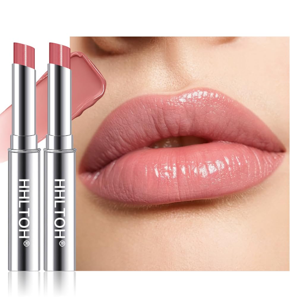 HHLTOH 1Pcs Tinted Lip Balm Moisturizing Lipstick – Warm Orange Brown Sheer Hydrating Lip Color for Dry Lips – Nourishing Lip Balm for All Women with a Subtle Natural Scent (S03 Autumn)