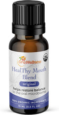 OraWellness Healthy Mouth Blend Organic Tooth Oil, Fluoride Free Rinse
