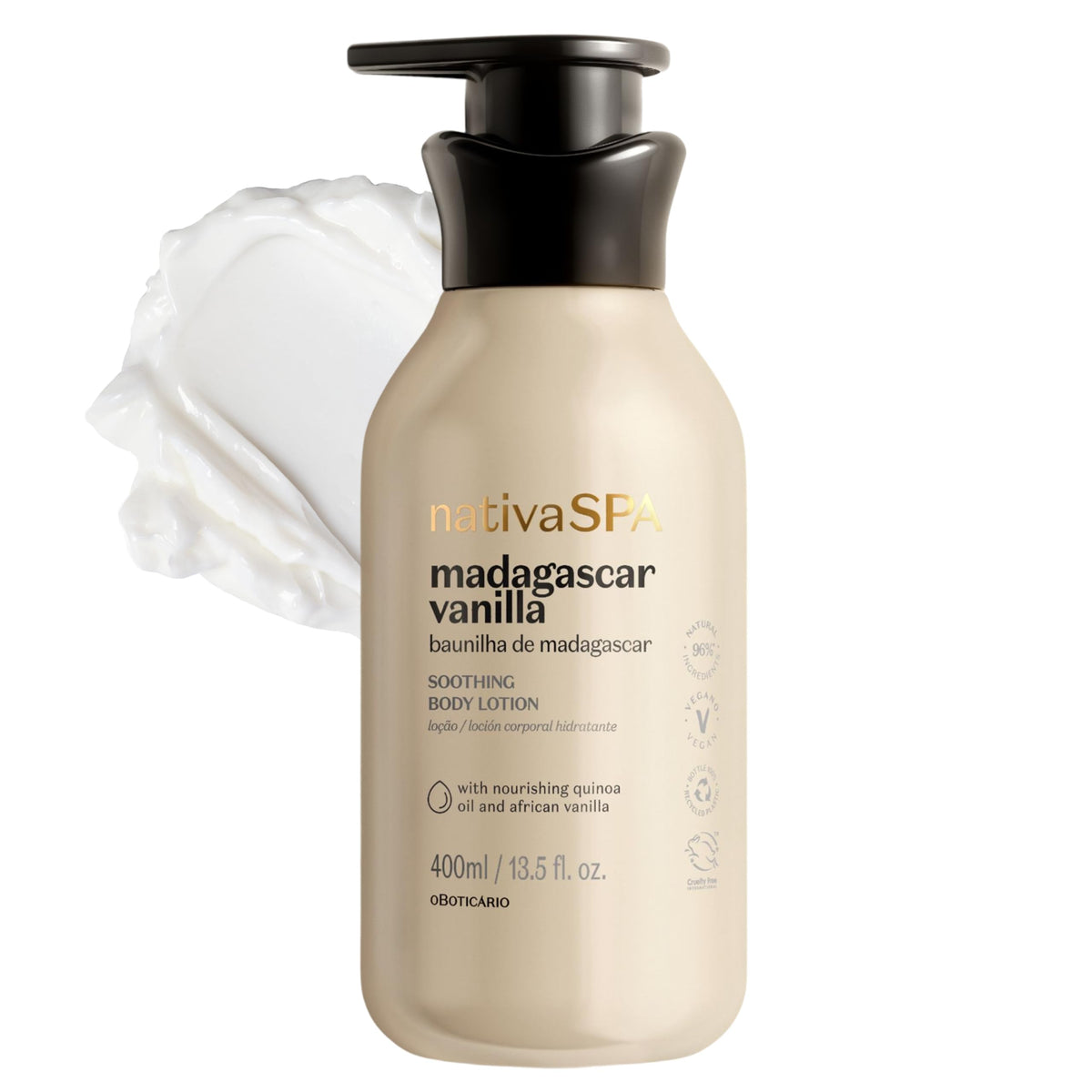 Nativa SPA Madagascar Vanilla Hydrating Body Lotion, 13.5 oz